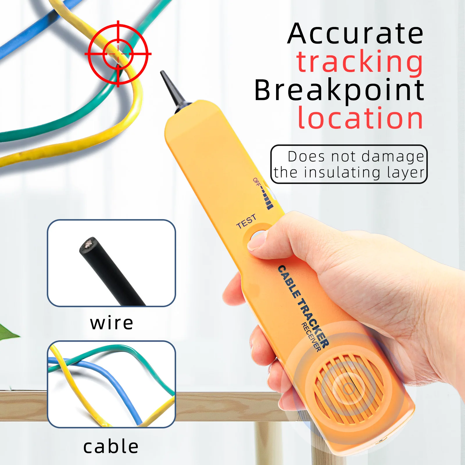 Тестер кабелей KELUSHI портативный трассировщик для тональной диагностики
