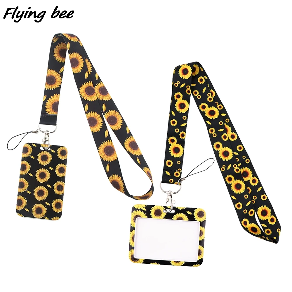 Flyingbee X1986 подсолнухи держатель для банковской кредитной карты бумажник шины ID