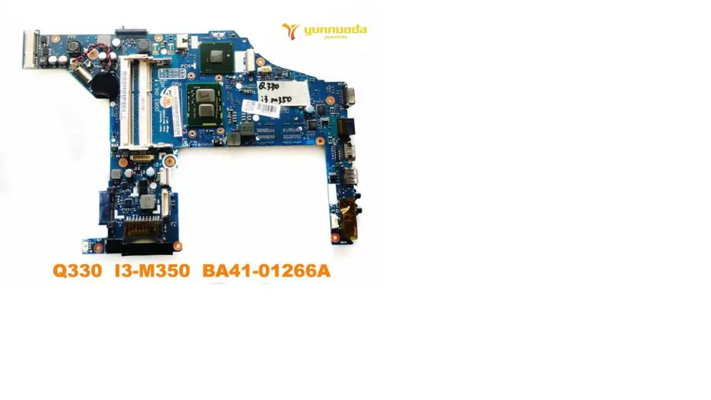 Оригинальная материнская плата для ноутбука Samsung Q330 I3-M350 BA41-01266A протестированная