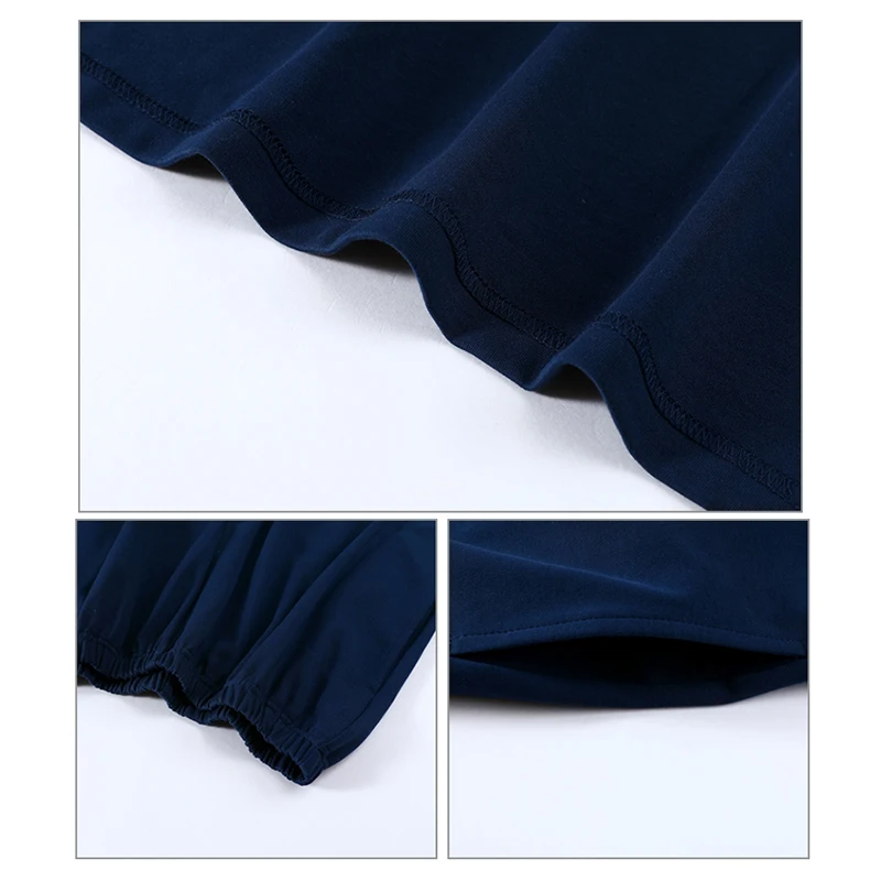 

MELIFLE Spring Fashion Blue Pajamas Sets for Women Autumn Kawaii Soft Silk Sleepwear 100% Cotton PJS Atoff Home Satin Nightwear