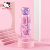 hello kitty princess water cup female cute cartoon portable plastic cup simple drop resistant large capacity childrens cup