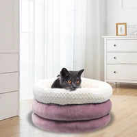 pet dog bed round dogs cats housewinter warm super softbreathableportable sleeping suppliespet home decoration accessories