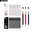 Гелевые ручки YOUPIN KacoGreen KACO, 0,5 мм, для подписи, черные, синие