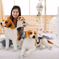 giant big size beagle dog toy realistic stuffed animals dog plush toys gift for children home decor pet store promotion mascot