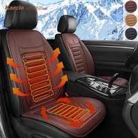 karcle 12v car seat heating pad heated car seat cushion cover winter seat heater warmer car accessories
