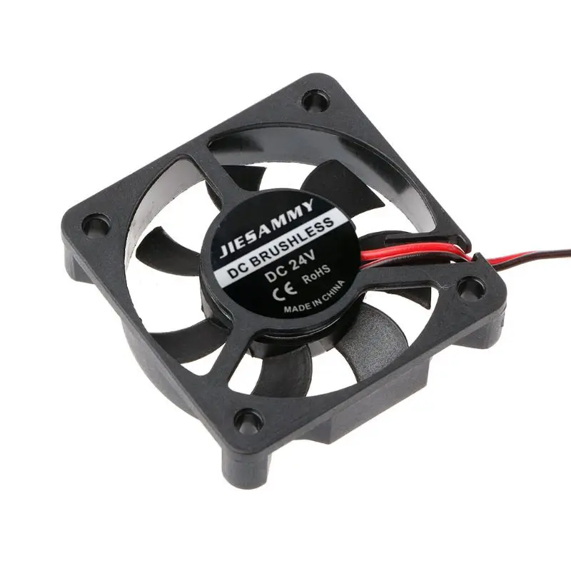 

Mini 50mmx50mmx10mm DC 24V 2Pin Brushless Cooler 7-Blade Blower Cooling Fan 5010 95AD