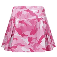 camouflage printed fitness tennis skirt women e girl high waist pantskirt pleated skorts harajuku y2k mini skirt cute clothes