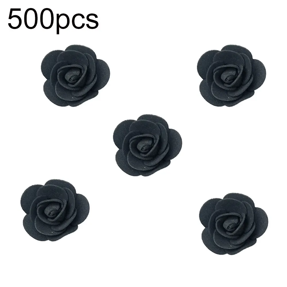 Новое поступление 500 шт 3,5 см ПЭ пена Искусственный цветок розы DIY медведь кукла Дворец бракосочетаний Декор