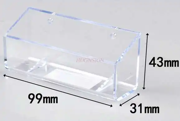 

Multifunctional business card box imported transparent acrylic wall card holder crystal business card holder box