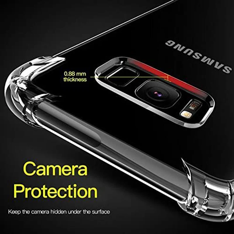 Чехол для Samsung Galaxy S10E S10 5G накладка на заднюю панель из силикона и ТПУ электронной