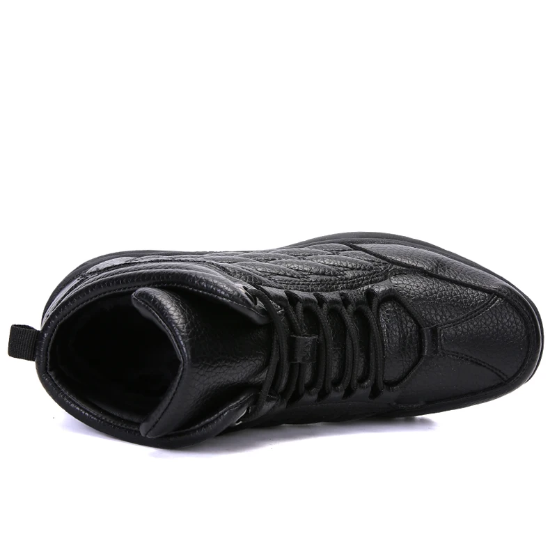 Модные зимние ботинки Повседневная Рабочая безопасная обувь мужские со стальным