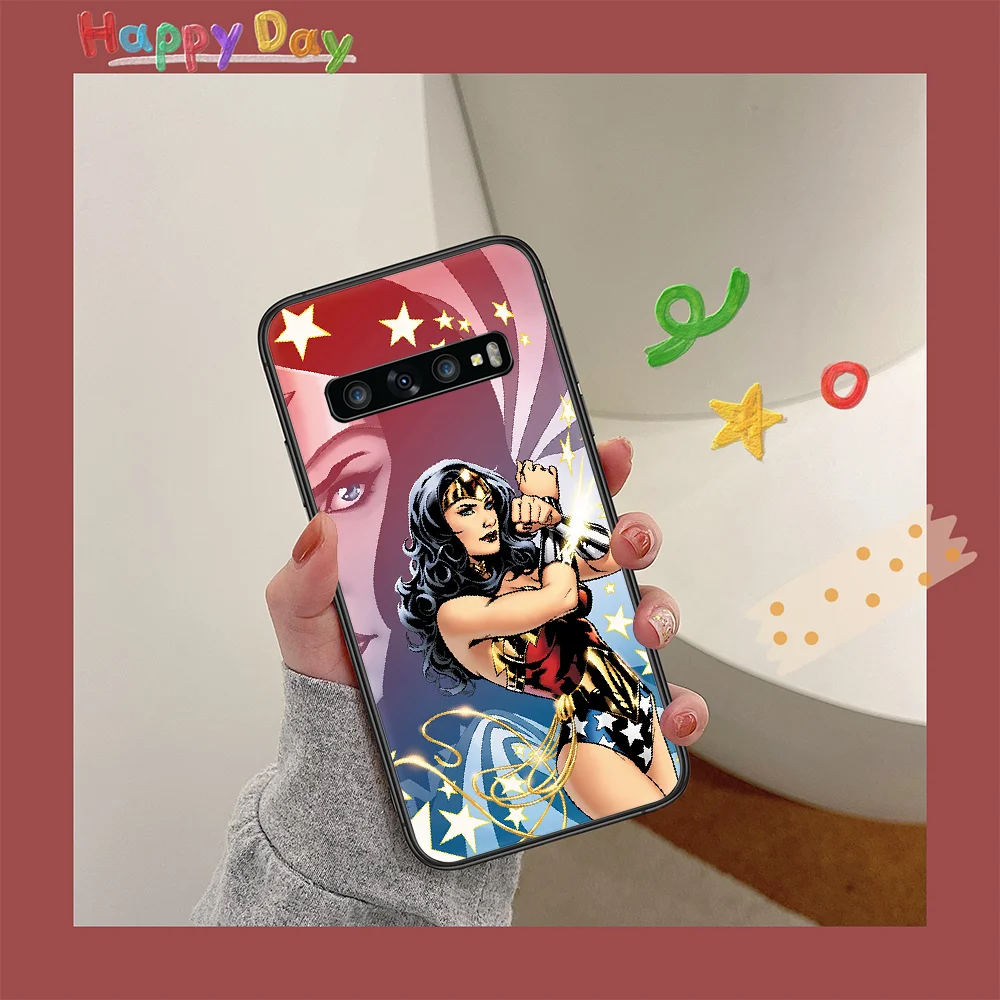 

Superhero Wonders Womans Movie Phone Case for Samsung Galaxy Note S 6 7 8 9 10 E 20 Ultra Edge Plus black Back Silicone Prime