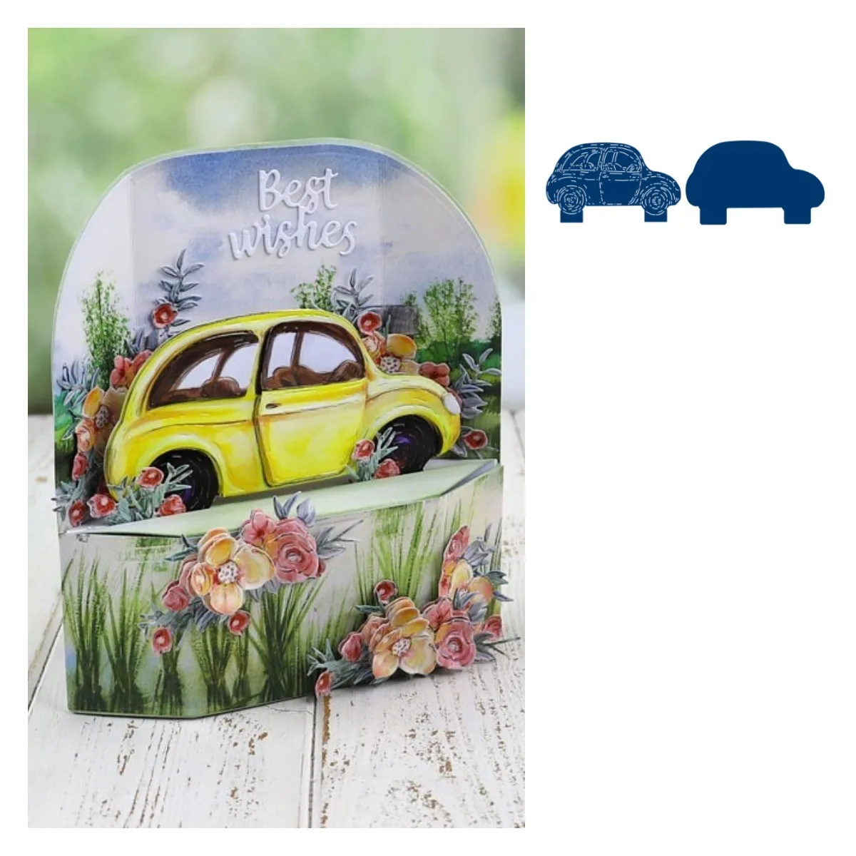 

On The Road Metal Cutting Dies Scrapbook Diary Embossing Template Stamps Stencil DIY Greeting Card Handmade 2021 NEW Product