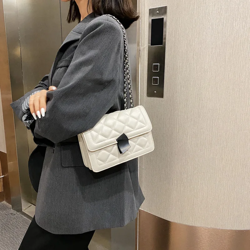 

Soft PU Leather Crossbody Bags For Women 2021 Brand Designer Solid Color Simple Fashion Shoulder Bag Lady Luxury Small Handbags