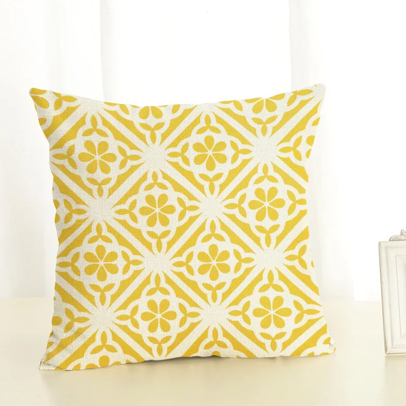 45*45 см Хлопковый чехол для подушки в полоску с принтом домашний декор мягкий