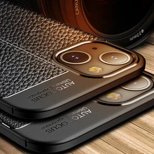 For iPhone 13 12 Mini 11 Pro Max Apple Case iPhone SE 2020 SE 2 7 8 5 S 6S Plus XR XS Cover Leather Soft Silicone TPU Phone Case