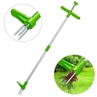 Инструмент для удаления корней, портативный ручной экстрактор травы с длинной ручкой, алюминиевый инструмент для сада и коттеджа