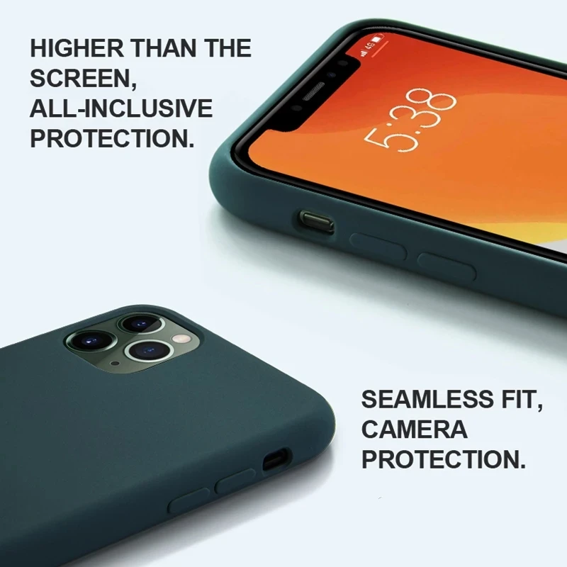 simple liquid silica gel anti fall candy colors phone case for oppo realme x2 x50 x7 x xt 8 pro 4g 5g protection tpu back cover free global shipping
