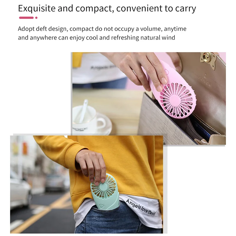 

Usb Mini Fan Electric Portable Hold Small Air Cooler Originality Small Household Electrical Appliances Desktop Electric Fan