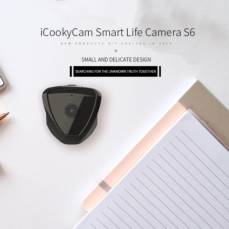 Умная камера Smart Life беспроводная WIFI Mini HD Micro с ночным видением IR для мониторинга домашних животных и детей/ записывающая видеокамера для нянь с поддержкой TF-карты.