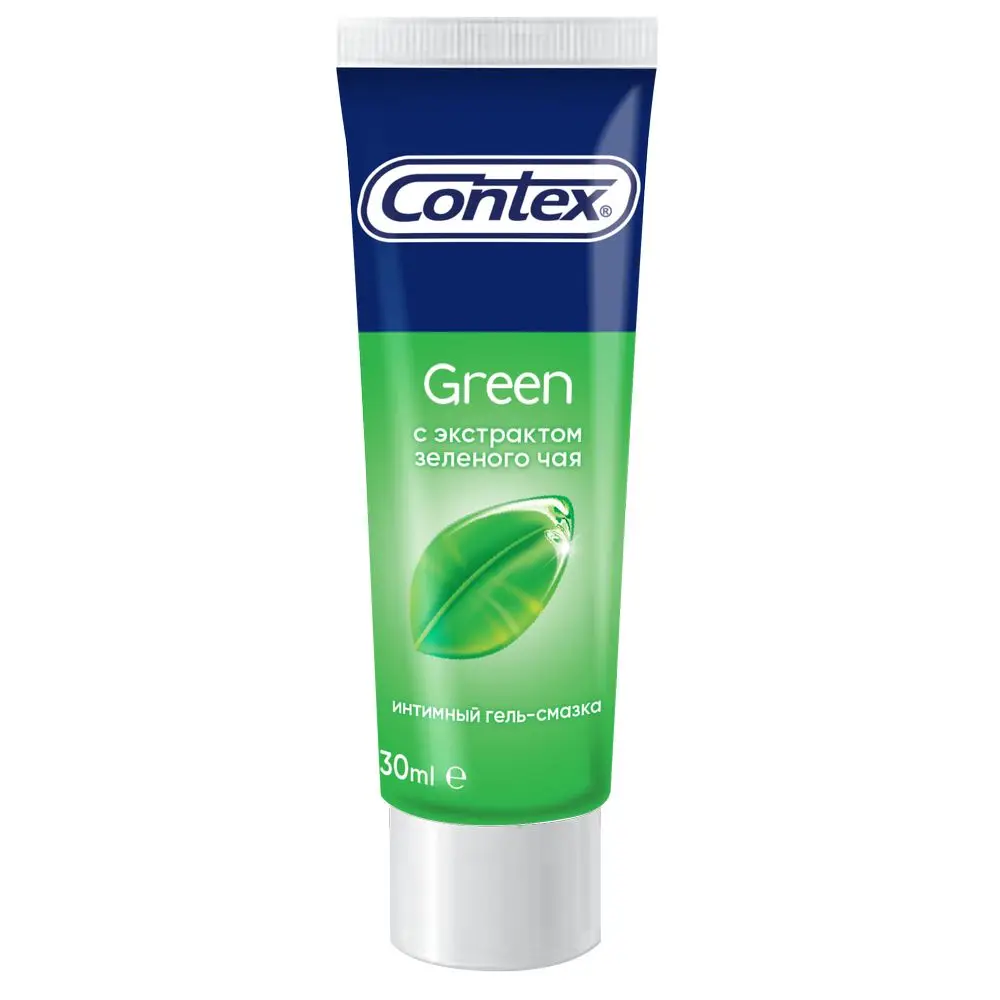 Интим гель смазка CONTEX Green (с антиоксидантами) 30мл|Презервативы| |