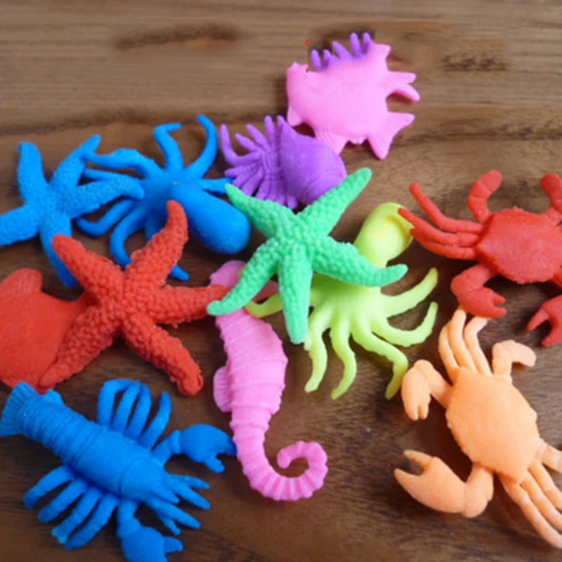 

Inflatable Toys Soaking Water To Grow Plants EVA Encounter Water Marine Animals Absorb Unicorn Dinosaur Children New Toys