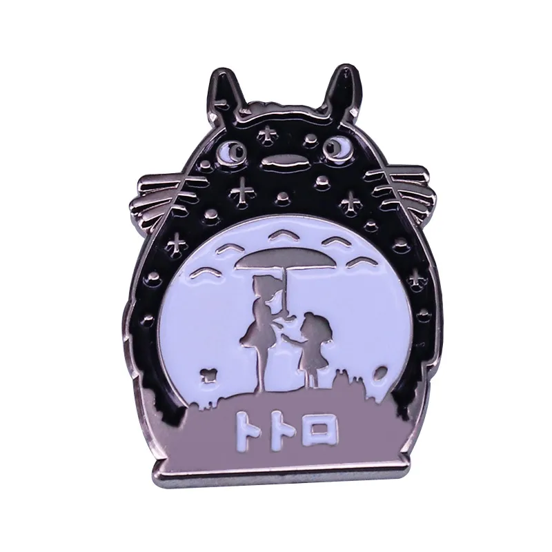 Эмалированная шпилька Totoro прочные женские шпильки нуждаются в другу или