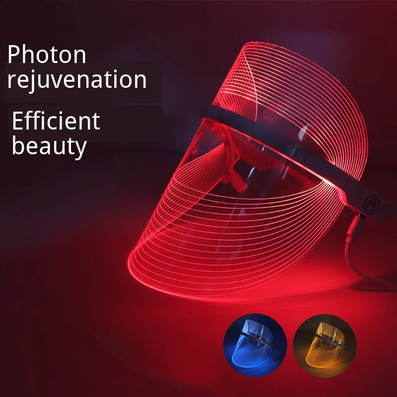 

Led Three-Color Spectrometer Photon Mask Electronic Beauty Instrument Ipl Beauty Equipment Mask Machine Face Care Device Usb