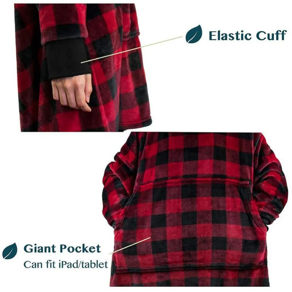 Толстое однотонное одеяло с капюшоном|Одеяла| |