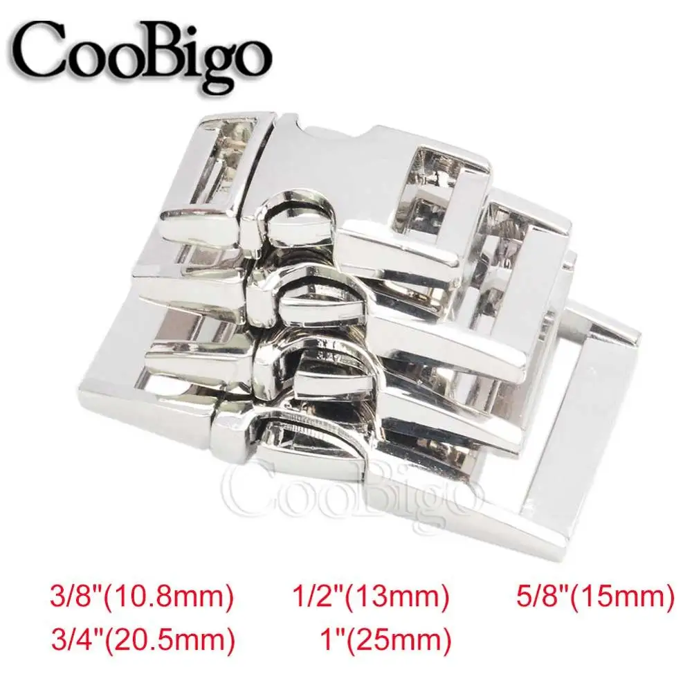 1 шт. серебристая металлическая Боковая Пряжка для браслета из Паракорда