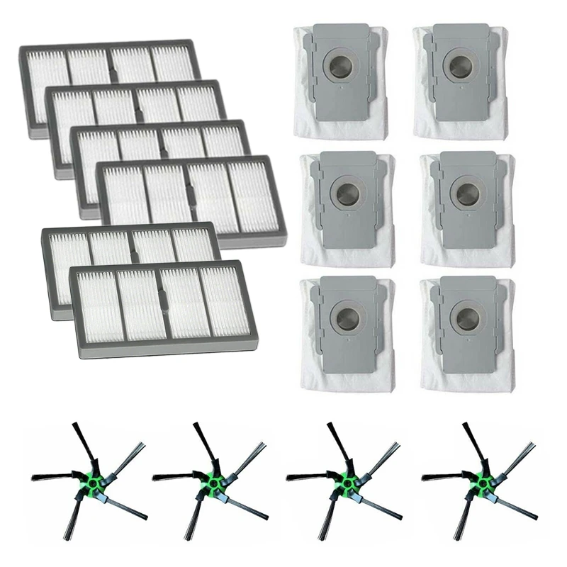 4 боковая щетка + 6 фильтр подходит мешка для сбора пыли IROBOT ROOMBA S9 подметания
