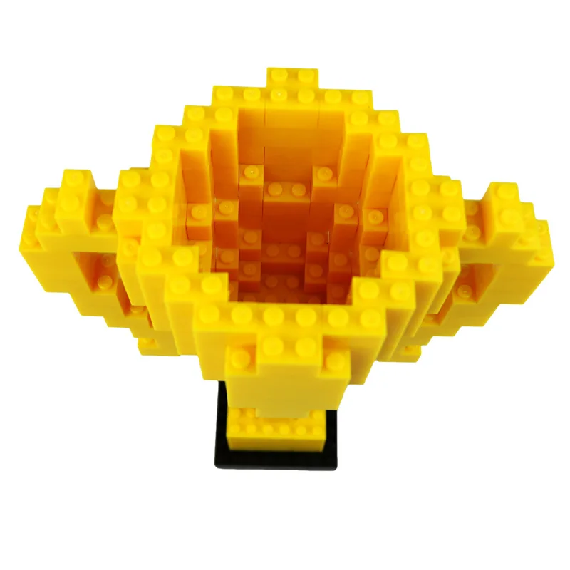 ABS маленькие строительные блоки чемпионат трофей Детская образовательная