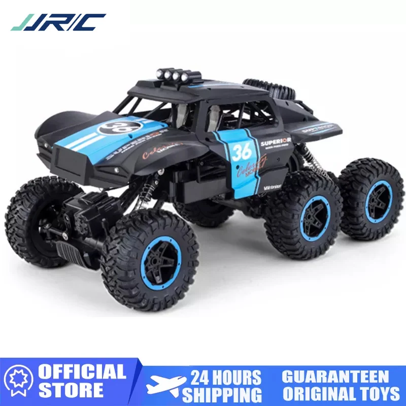 Enlarge JJRC Q101 Six-Wheel Drive Climbing Remote Control Car 1:10 Wireless Bigfoot Children Adults Outdoor Toys Off-Road Vehicle Model