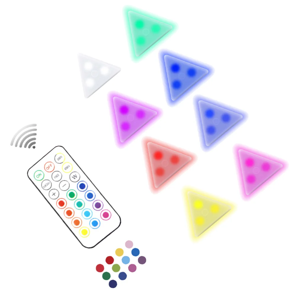 

Настенный светильник RGB с эффектом дыхания, декоративный Магнитный светильник, 1 комплект