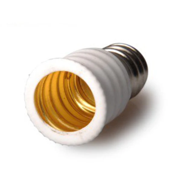 

6-Pack E12 to E14 White Bulb Converter LED Light Holder Lamp Adapter Socket Changer High Quality
