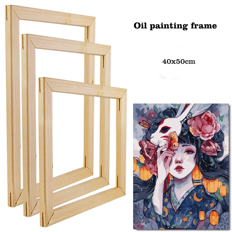 

40X50CM Oil Painting Painting DIY Diamond Painting Wall Art Decoration Factory Price Wooden Photo Frame