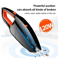 portable car vacuum cleaner 120w high power car vacuum cleaner handheld car home dual use handheld rechargeable