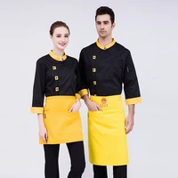 new long sleeve chef jacket adult hotel restaurant kitchen chef uniform mens summer cook uniform chef jacket cookwear