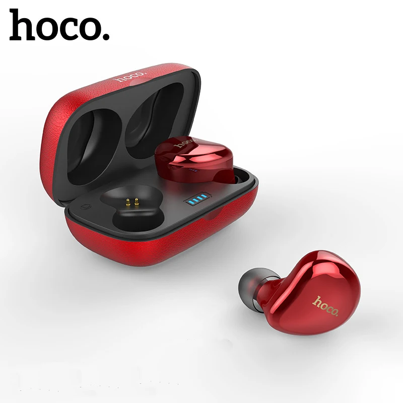 HOCO Wireless Bluetooth Earphone 5.0 CSR Twins Headsets A2DP Avrcp Stereo Sound Handsfree TWS Earbuds With Power Box | Электроника