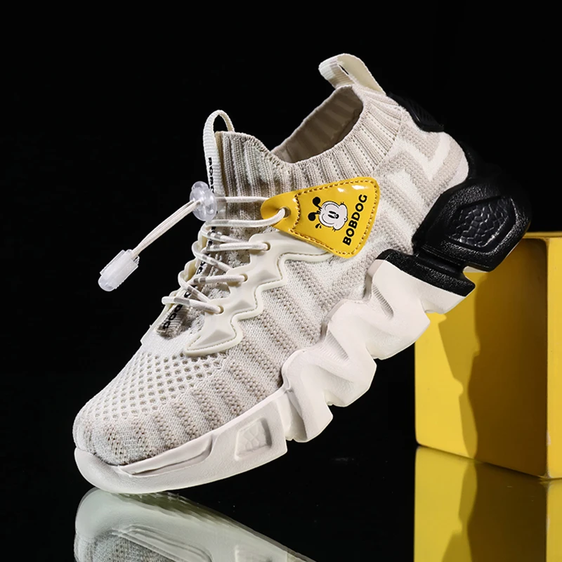 Детские кроссовки для мальчиков и девочек Сезон осень Спортивная легкая дышащая