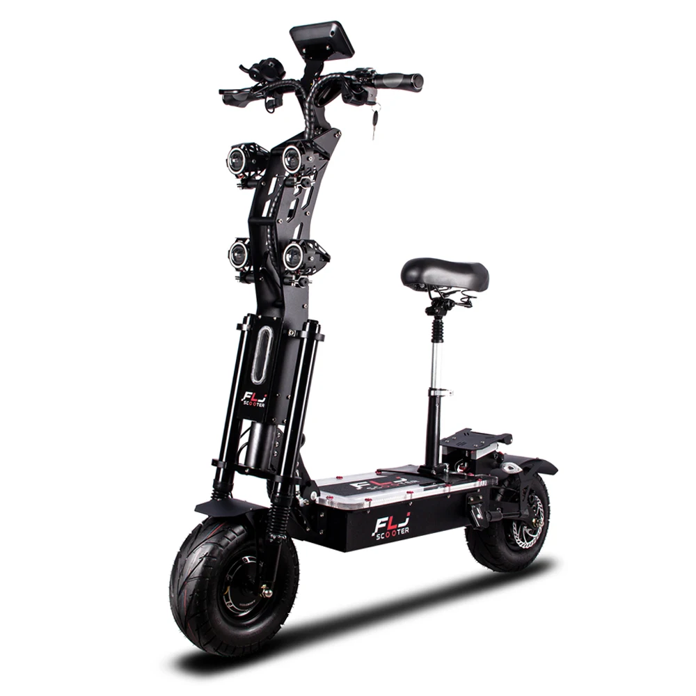 

FLJ 13inch Wheels 72V 8000W Dual Motor Big Screen SK2 Adults Electric Scooter