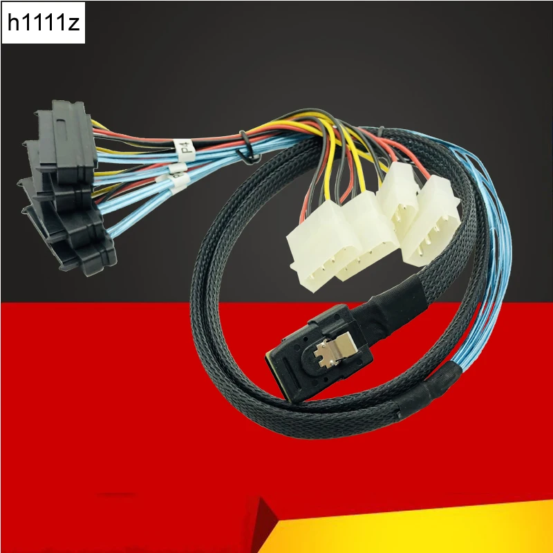 SAS Кабели SATA для жесткого диска сервера Дисплей карты мини 4i SFF-8087 36Pin до 4 29Pin с