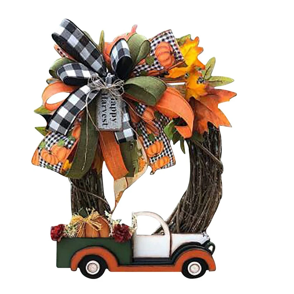 

Праздничный венок гортензии, деревенские искусственные гирлянды, сезонный домашний сад, подвесной Декор на День Благодарения