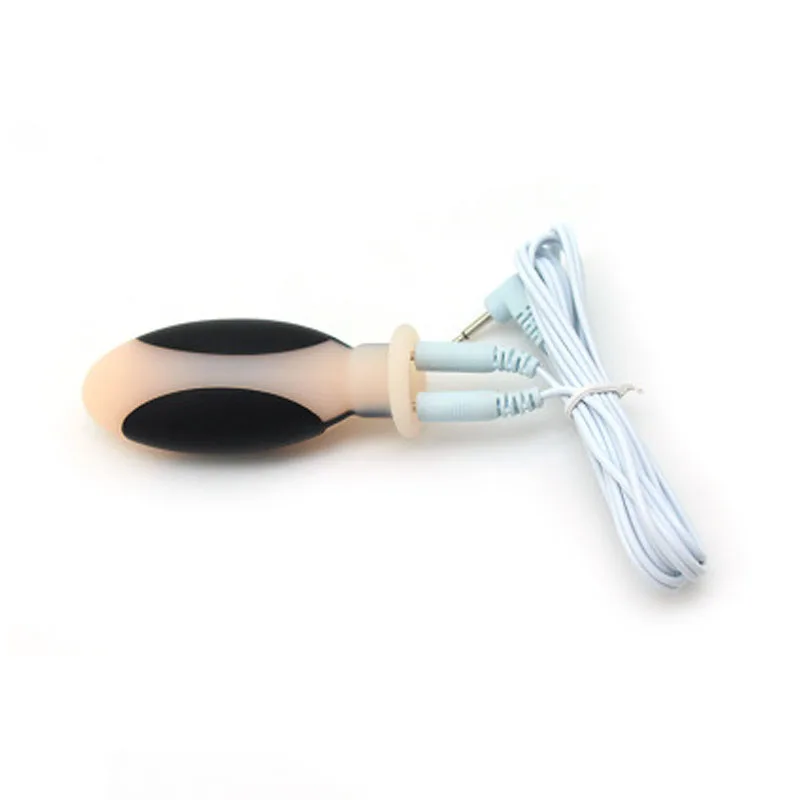 Электрический шок вагинальная вилка вибрирующее яйцо Анальная пробка