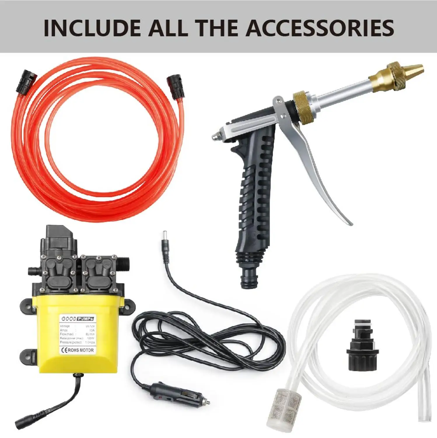 Машинная стиральная машина 12В 120 Вт двойной насос высокого давления машинный