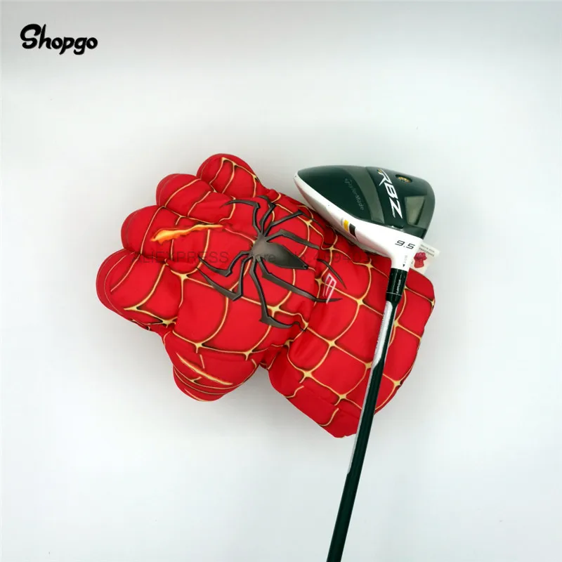 Красная рука Кулак Гольф Драйвер головной убор 460cc паук бокс дерево гольф клуб аксессуары Новинка отличный подарок