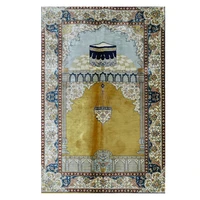 2 5x4 handcraft family carpet for prayer hand knotted silk rug