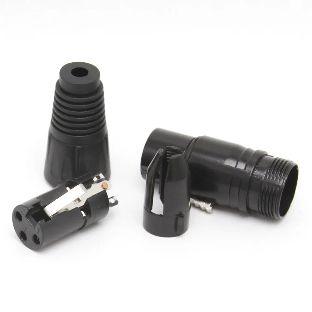 3-контактный разъем для микрофона XLR мама и папа микрофон адаптер 10 шт./лот |