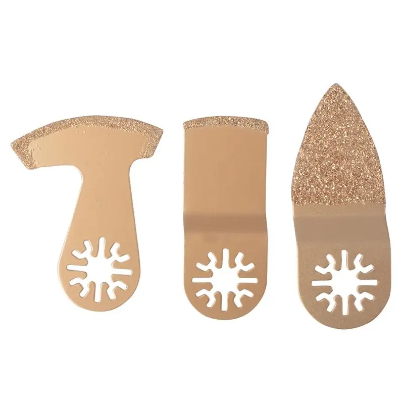 6 шт. карбидный Осциллирующий Инструмент лезвие пилы аксессуары для ремонта