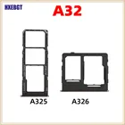 Для Samsung Galaxy A32 4G A325 A326 адаптер лотка для двух SIM-карт Micro SD слот для SIM-карты держатель для смартфона запасные части